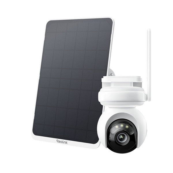 Reolink B660+Solar3, draadloze 4K Dual-band WiFi 6 ColorX batterijcamera met 12W zonnepaneel, pakketdeal