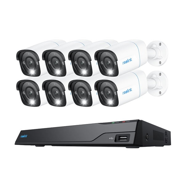 Reolink NVS16-8MB8, slimme 4K UHD PoE beveiligingsset met 4TB HDD ingebouwd