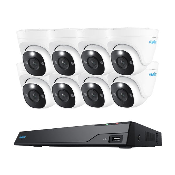 Reolink NVS16-8MD8, slimme 8 MP PoE beveiligingsset met persoons- en voertuigdetectie