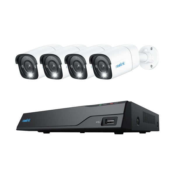 Reolink NVS8-12MB4, slimme 12MP PoE beveiligingsset met slimme detectie en 24/7 opnemen