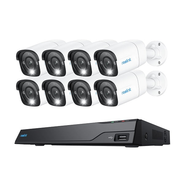Reolink NVS16-12MB8, slimme 12MP PoE beveiligingsset met 24/7 opnemen