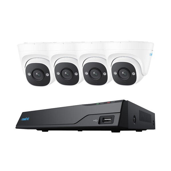 Reolink NVS8-5MD4, 5MP PoE beveiligingsset met detectie van personen, voertuigen en dieren